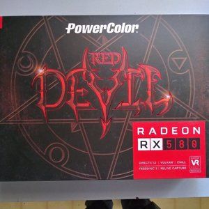 Power Color. Red Devil Radeon rx 580 graphics card